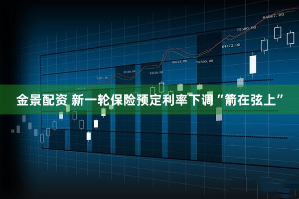 金景配资 新一轮保险预定利率下调“箭在弦上”